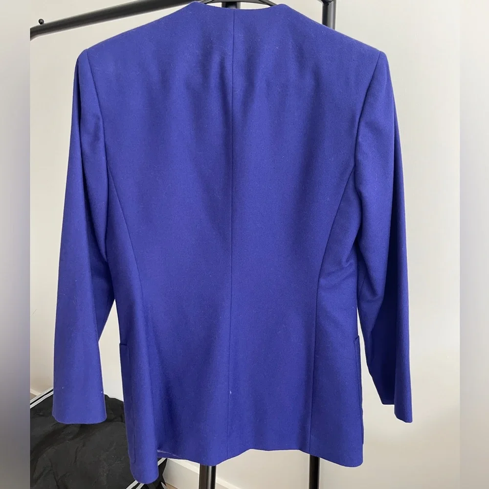 Christian Dior Vintage Women's Vibrant Purple Blazer